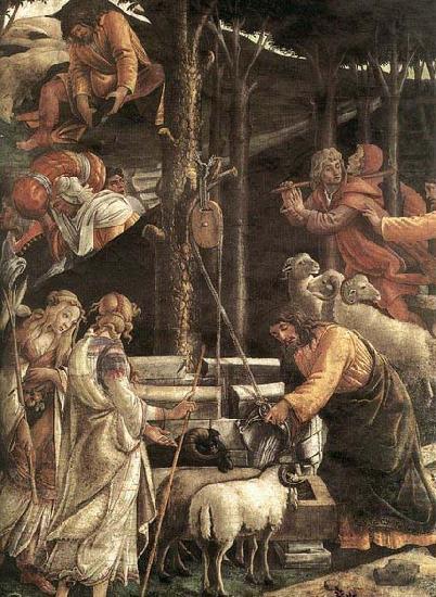 Scenes from the Life of Moses, BOTTICELLI, Sandro